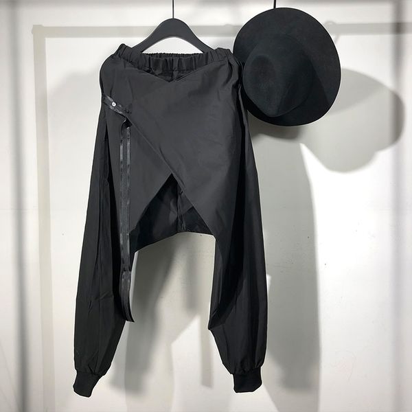 

оуэн сик мужские повседневные кросс брюки high street wear длина брюки мужская одежда тренировочные брюки весна гарем, Black