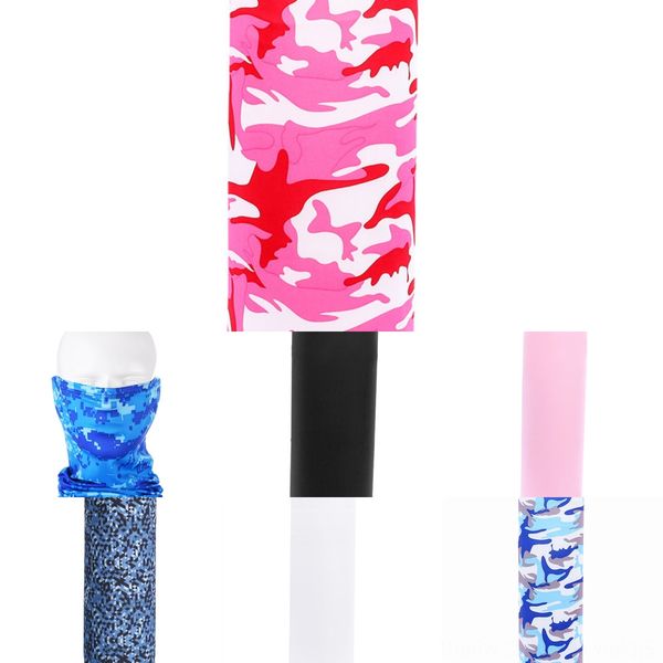 

hk8nj silk scarf hiking cycling scarf uv windproof face mask outdoor climbing protection ski headwear, Black