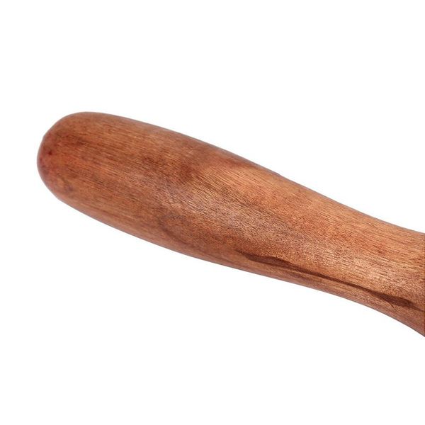 

stainless steel wheel pizza bread needle punchers roller pie pastry dough pitter durable wooden handle