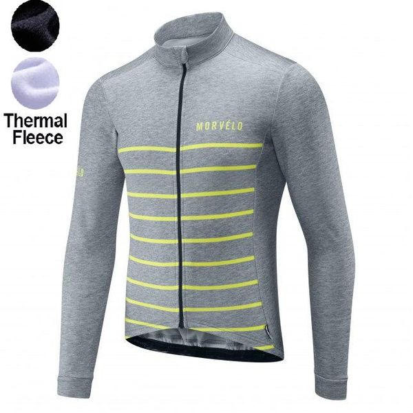 

2020 new pro morvelo cycling jersey winter long bike bicycle thermal fleece ropa roupa de ciclismo invierno mujer mtb clothing, Black