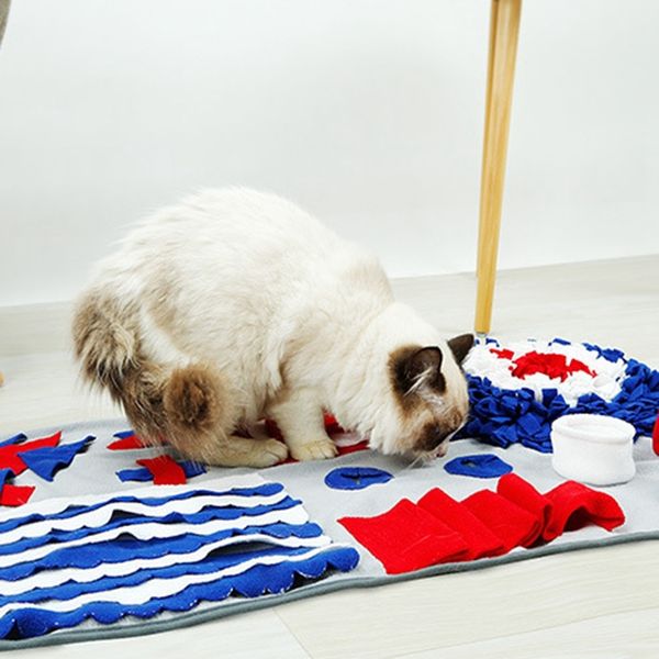 

pet dog sniffing mat найти обучение питания одеяла игрушки собака мат для снятия стресса puzzle sniffing pet активность обучение одеяла пито