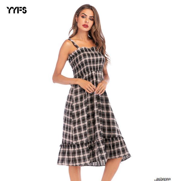 

womens designer loose long sling bottoming leaking shoulder ruffled skirt cotton and linen slim slimming dress ladies waistj1dqh, Black;gray