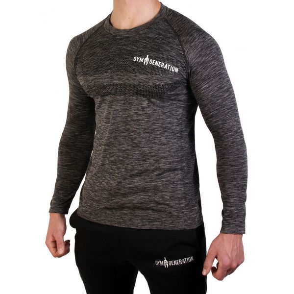 

new autumn long sleeve compression sport shirt men fitness bobybuilding sweatshirt gym tshirt running shirt men jogging tee, Black;blue