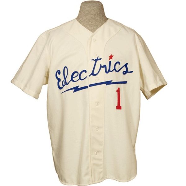 

Great Falls Electrics 1961 Home Jersey 100% Stitched Embroidery Logos Vintage Baseball Jerseys Custom Any Name Any Number Free Shipping