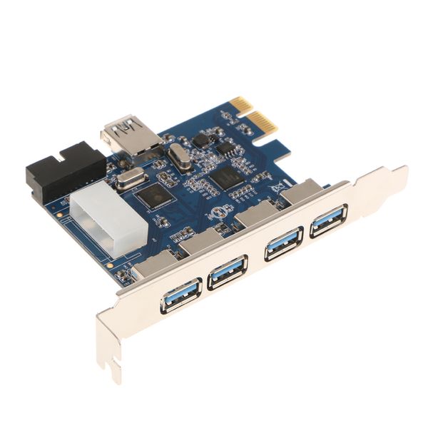 

pci-e to usb3.0 4 port pci express card connector adapter 5gbps with 19 pin