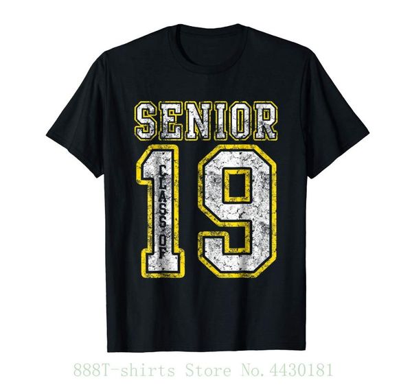 

женский tee black / gold vintage class 2019 t shirt старших выпускного дизайна топы горячих salestee рубашка, White