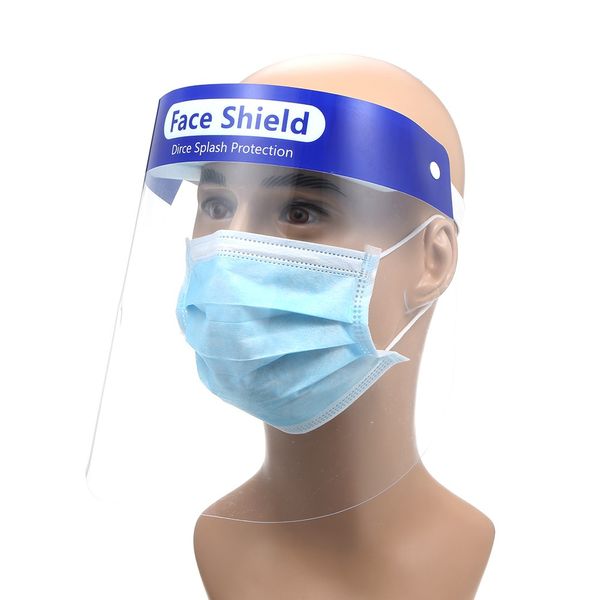 

Anti-fog Face Shield Protective Mask PET Visor Full Face Prevent Saliva Splash Isolation Mask Kitchen Eye Protection Tools