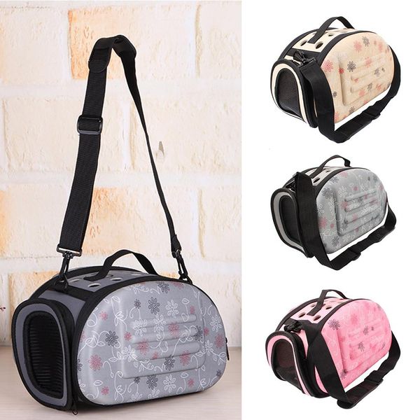 

fully breathable travel pet dog bag portable outgoing handbag small dogs carrying bag foldable cat backpack hamster cage