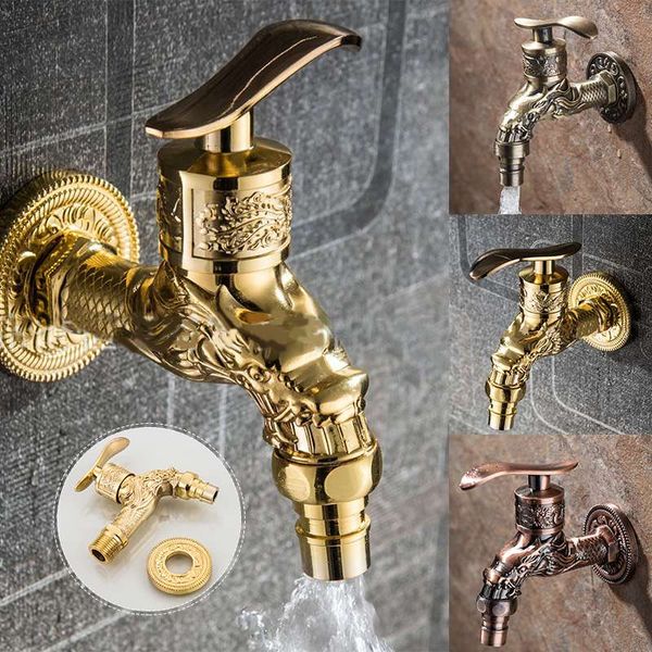 Grosshandel Vintage Antike Massivem Messing Wasserhahn Bad Wand