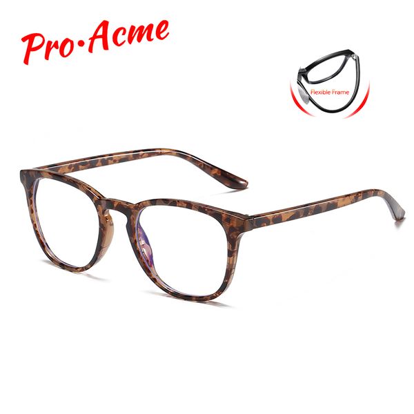 

pro acme tr90 flexible anti blue light glasses computer glasses for men women blue light blocking gafas luz azul pc1357, White;black