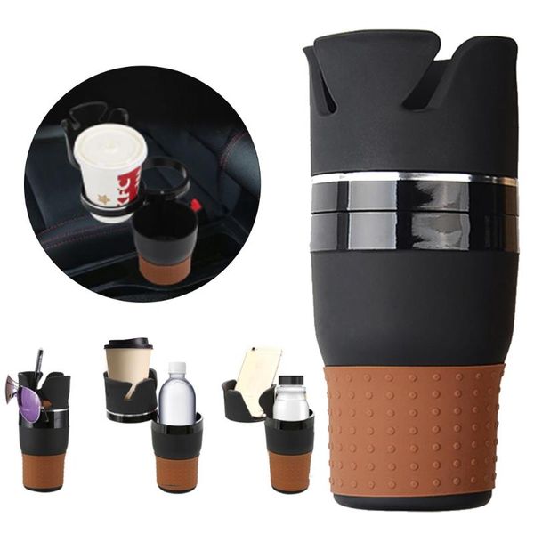 

water cup holder multifunction car drinking bottle holder rotatable phone storage box keys stand car styling accessories