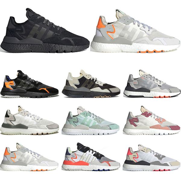 

2019 горячая конечны бегуна eqt 3m отражающей кроссовок для мужчин, женщин тройной черный белый дышащие тренер спортивные кроссовки 36-45, Black