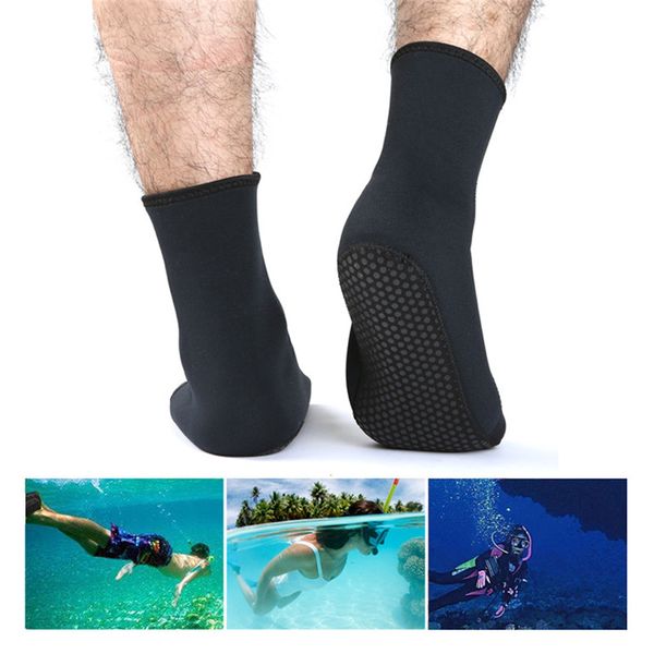 

1 pair swimming seaside scuba socks wetsuit prevent diving socks scratches warming snorkeling socks beach boots aqua shoes 5