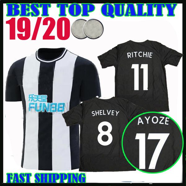 

19 20 newca united occer jer ey 2019 2020 home 6 la celle 8 helvey 30 at u 21 jo elu 11 ritchie 17 ayoze 13 muto football hirt