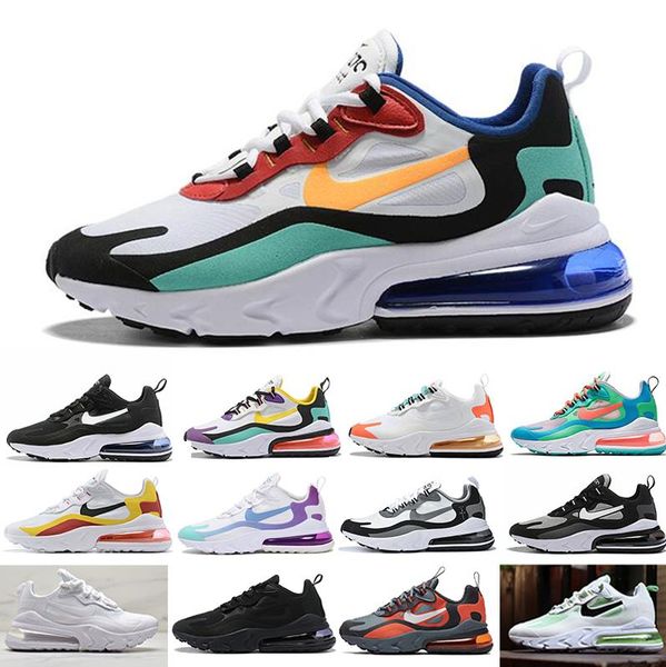 

script 270 react air men women running shoes 270s hyper jade triple black white bauhaus gold bleached coral optical trainers sport sneakers