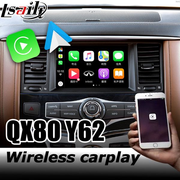

carplay interface for infiniti qx80 video interface box with youtube q50 q60 qx50 android auto by lsailt gps