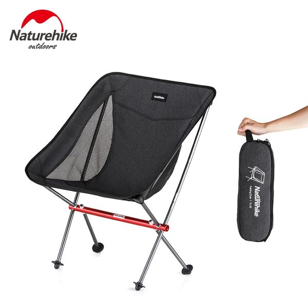 

naturehike factory fishing chair portable folding moon chair camping hiking gardening barbecueart sketch folding stool