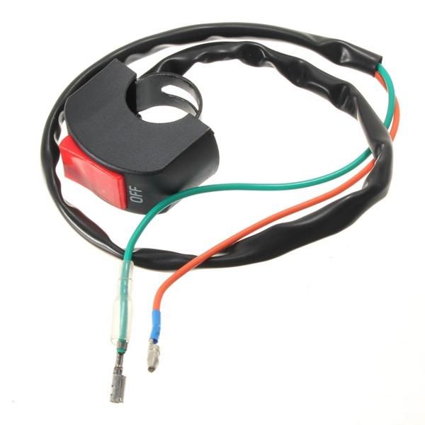 

78inch motorcycle motor bike handlebar headlight fog spot lightt on off switch