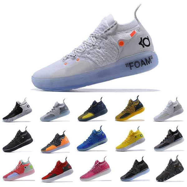 

2018 new kd 11 ep white orange foam pink paranoid oreo ice basketball shoes original kevin durant xi kd11 mens trainers sneakers size 40-46