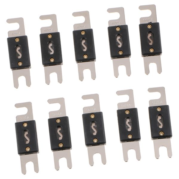 

10x 100a car flat anl клинка предохранители аудио электрическая защита