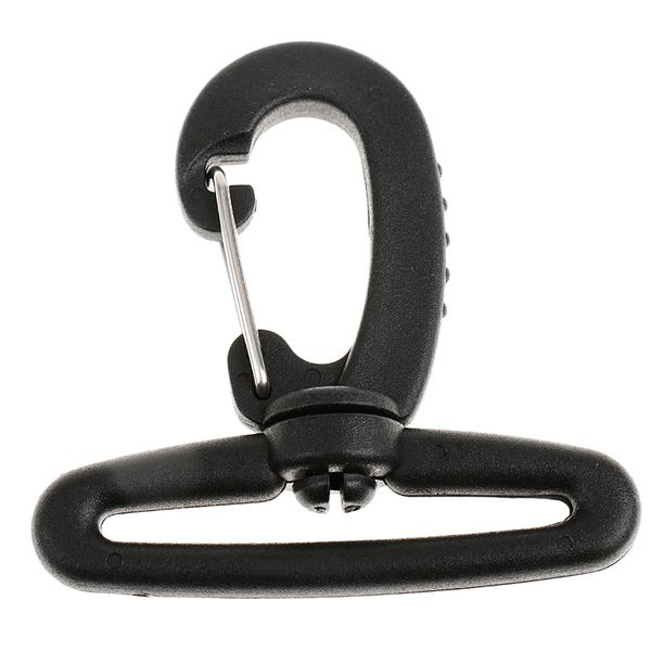 

nylon swivel snap hook clip backpack webbing buckle black 50mm, Blue;slivery
