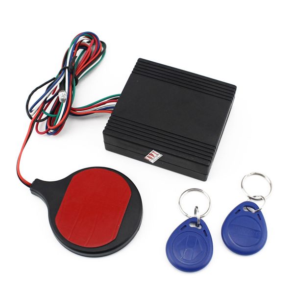 

1set motorbike security system id card lock invisible anti-theft security alarm system car styling