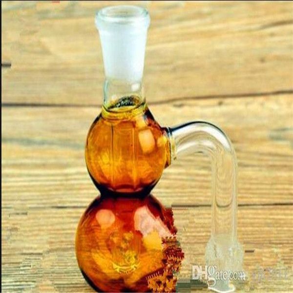 Raccordi per tappi per zucca per bottiglia d'acqua Bong in vetro all'ingrosso Bruciatore a nafta Tubi in vetro Tubi per l'acqua Piattaforme petrolifere Fumatori
