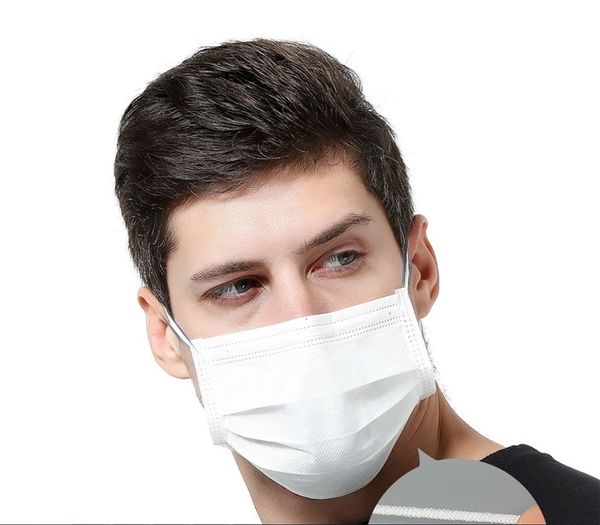 

три слоя анти туман мужчины маска женщины dust proof дышащий черный / белый / розовый защитный рот и нос famasks in s j4e3