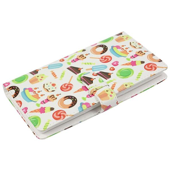 

storage decor pu leather 96 pockets card holder color print instant p pictures for 3 inch mini film home birthday gift