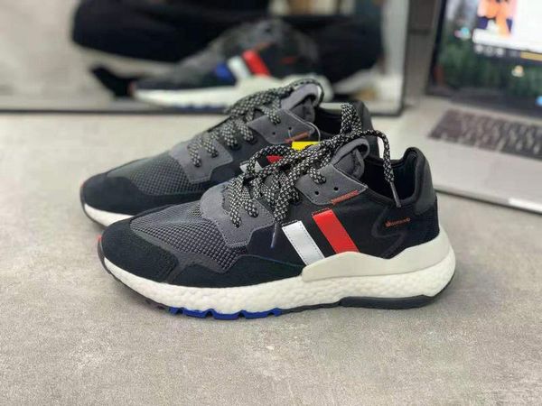 

бесплатная доставка les couleurs nite jogger le drapeau триколор кроссовки мужчины женщины le bleu drapeau-блан-руж de la france спортивная