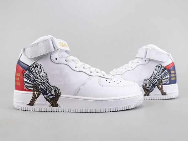 

2019 принудительный 1 high помощь мужчины женщины спортивные кроссовки для мужчин женщины белый красный синий chaussures мода спорт дизайнер