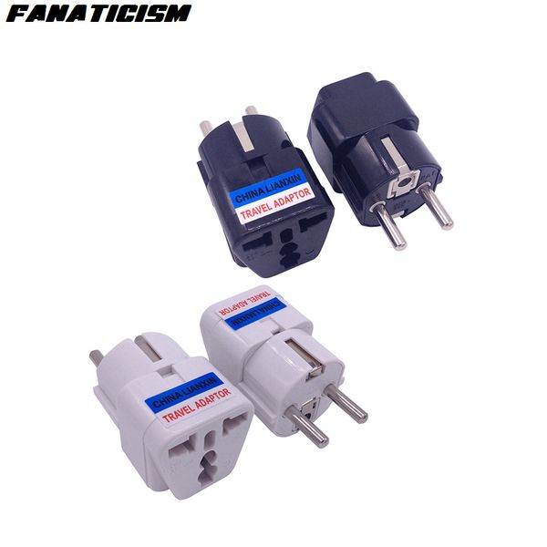

universal uk us au to eu plug adapter korea europe ac power electrical plug adaptor 4.8mm pins socket plug converter