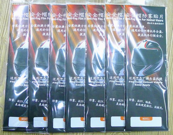 

new fashion motorcycle helmet anti-fog film motorcycle helmet anti-fog patch fog lenses transparent color size