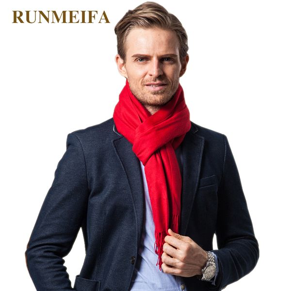 

classic fashion solid red double-sided cashmere scarf auspicious good luck scarf company new year celebration gifis stock, Blue;gray