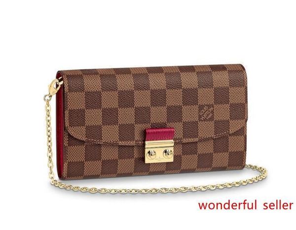 

croisette wallet n60125 new women fashion shows exotic leather bags iconic bags clutches evening chain wallets purse