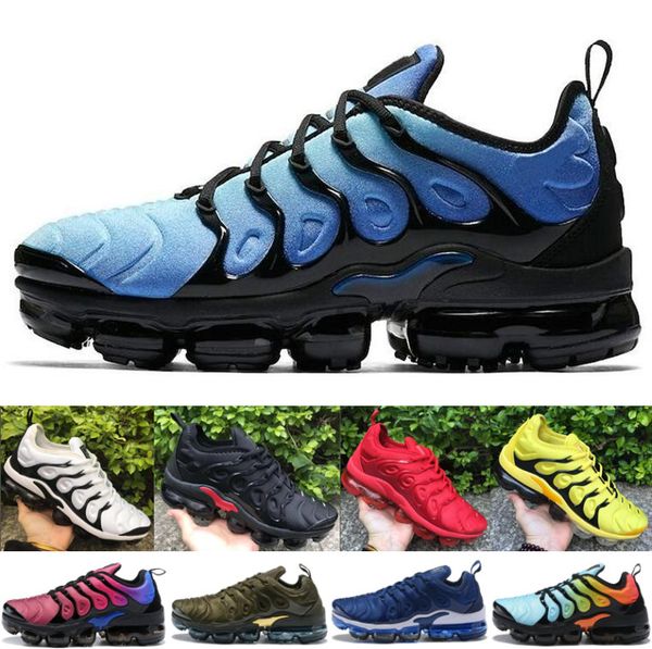 

with box big size us13 designers shoes men's sneakers tn rainbow plus breathable air cusion shoes casual running shoes 36-47