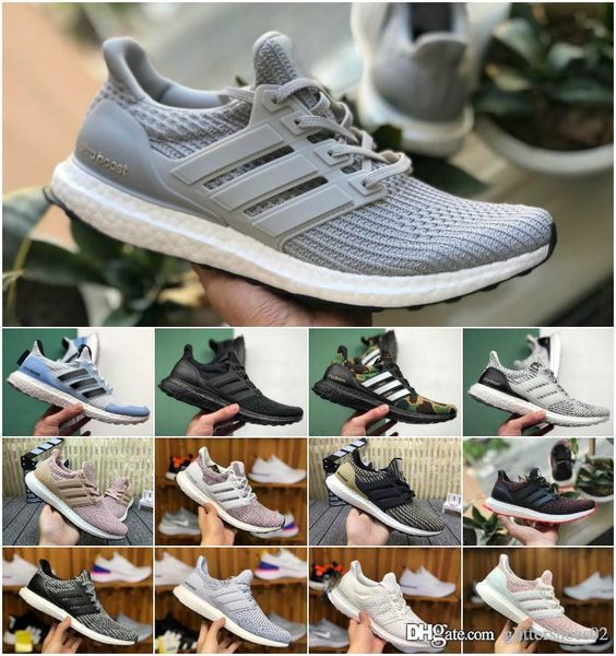 

ultraboosts 3.0 4.0 uncaged running shoes men women ultra boosts 3.0 iii primeknit runs white black athletic shoe size 36-45