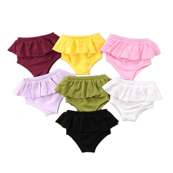 

infant baby boy girl panties bottoms newborn kids bloomer diaper cover briefs 0-2t children clothing cotton outwear, Black