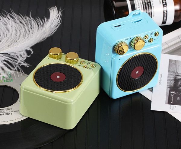 

2020 bluetooth speaker stereo surround portable wireless speakers mini loudspeaker with retail box support usb tf card