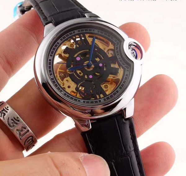 

мужские топ идеальный механические часы дизайнерские часы 2019 новые спортивные часы полые турбийон полнофункциональный изысканный часы рабо, Slivery;brown