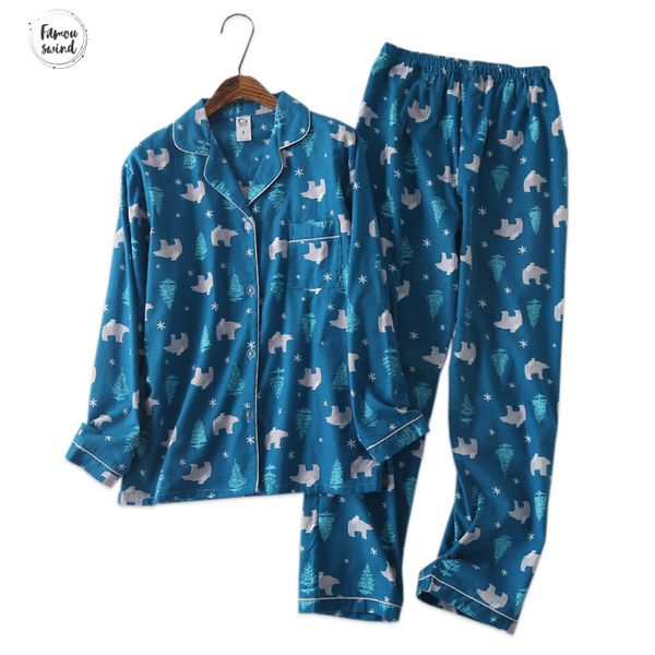 

симпатичная корея женщины пижама мультфильм 100% хлопок пижама женщины пижама наборы осень 100% хлопок зима теплого pijamas mujer, Black;red