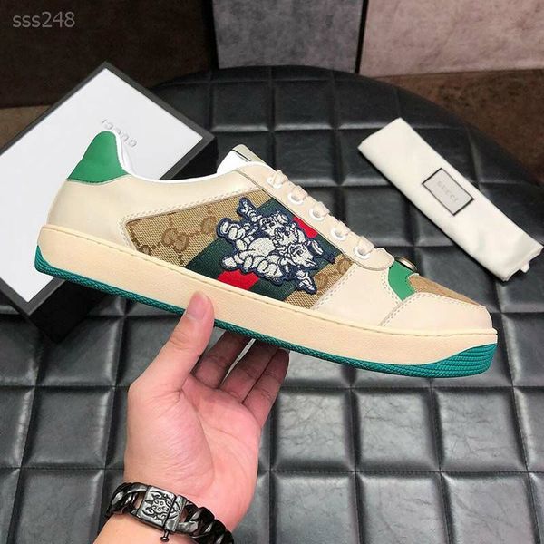 

2020 new small dirty shoe leather personality couple board shoes flat casual shoes men and women casual shoe high size 38-44, Black