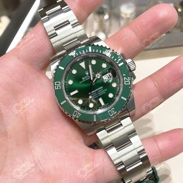 

горячей продажа зеленой цвет дизайнер часы роскошь развертка игла рука автоматических топ-механика движения керамического ободок мужчины смо, Slivery;brown