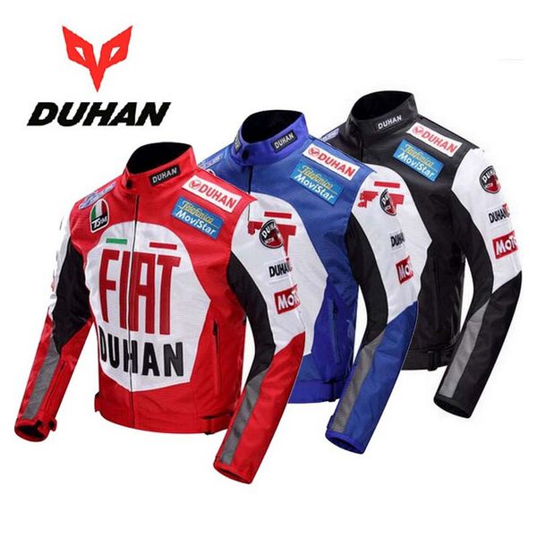 

600d oxford duhan motorcycle jacket with protective gear motobiker jackets motorbike riding clothes m l xl xxl black red blue
