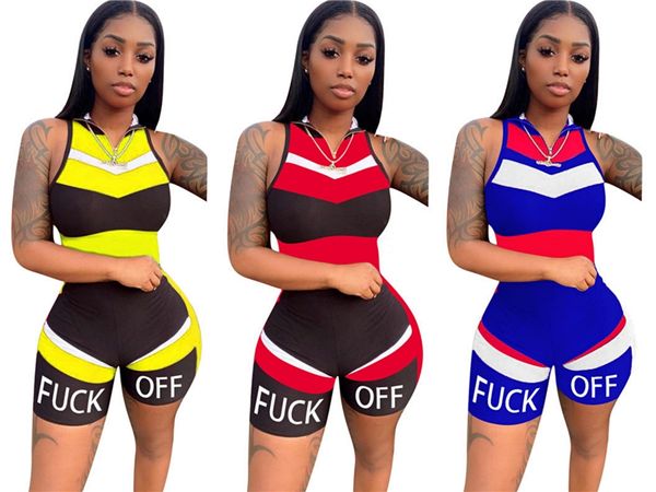 

long sleeve bodycon playsuit buckle fitness bodysuit casual zip one piece overalls shorts rompers womens jumpsuit #56589, Black;white