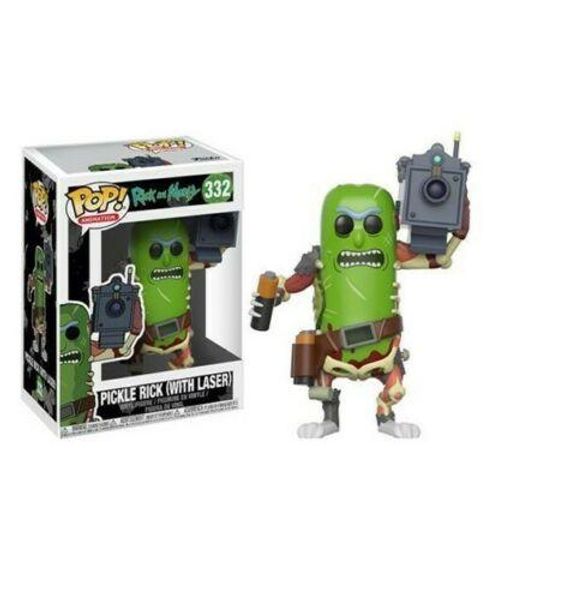

cute funko pop rick and morty pickle rick with laser figure collection model toy 332#