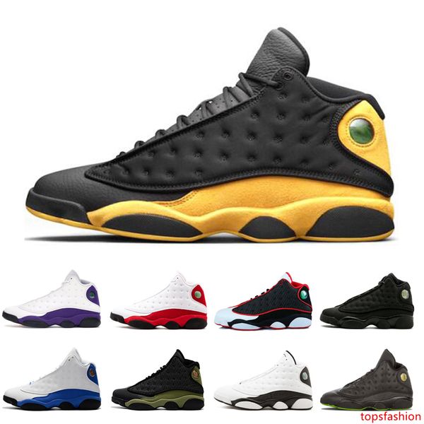 

designer 13 13s men basketball shoes island green bred melo class of 2003 court purple hyper royal mens trainers sports sneakers size 7-13