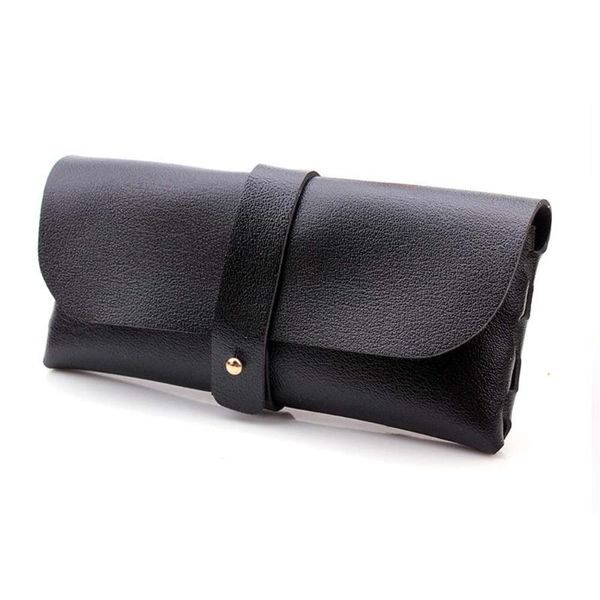

2020 fashion men women portable glasses case magnetic pu leather foldable glasses box for eyeglass oversize sunglasses bag, Silver