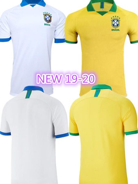 

thailand brazil soccer jersey camiseta de futebol copa america 2019 2020 brasil g.jesus marcelo firmino coutinho vinicius football shirt, Black