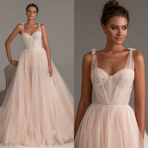 

elegant evening dresses spaghetti strap sleeveless applique sequins party wear tiered tulle custom made sweep train formal women gown, Black;red